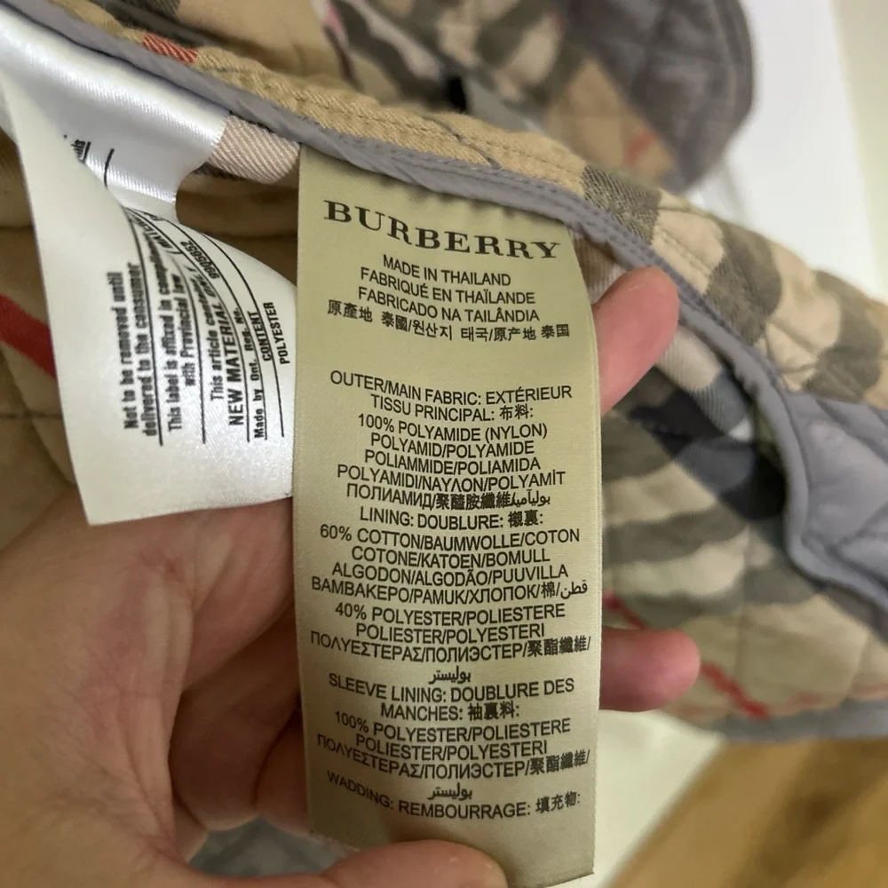 Burberry Quilted Men's Jacket in Herons (size XL) - Picture 5 of 14